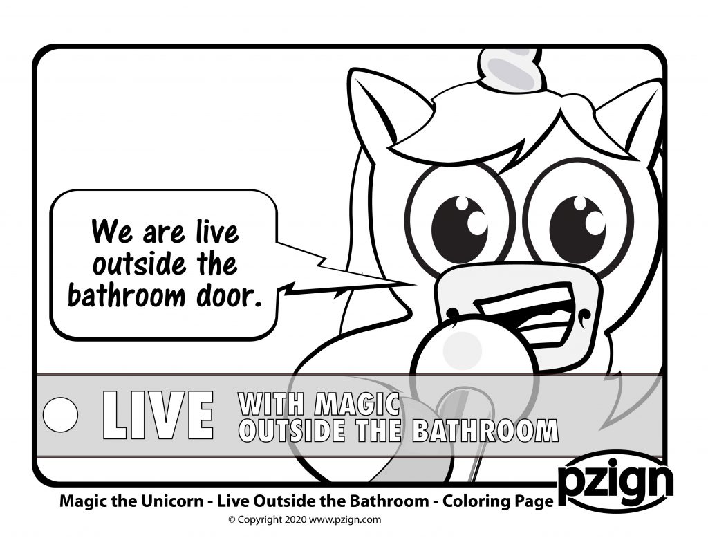 Magic the Unicorn Goes Potty - pzign